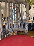 Curtis Jere Penny-farthing bicycle metal wall sculpture