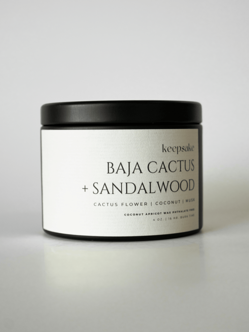 4 oz. Travel Candle - Baja Cactus + Sandalwood