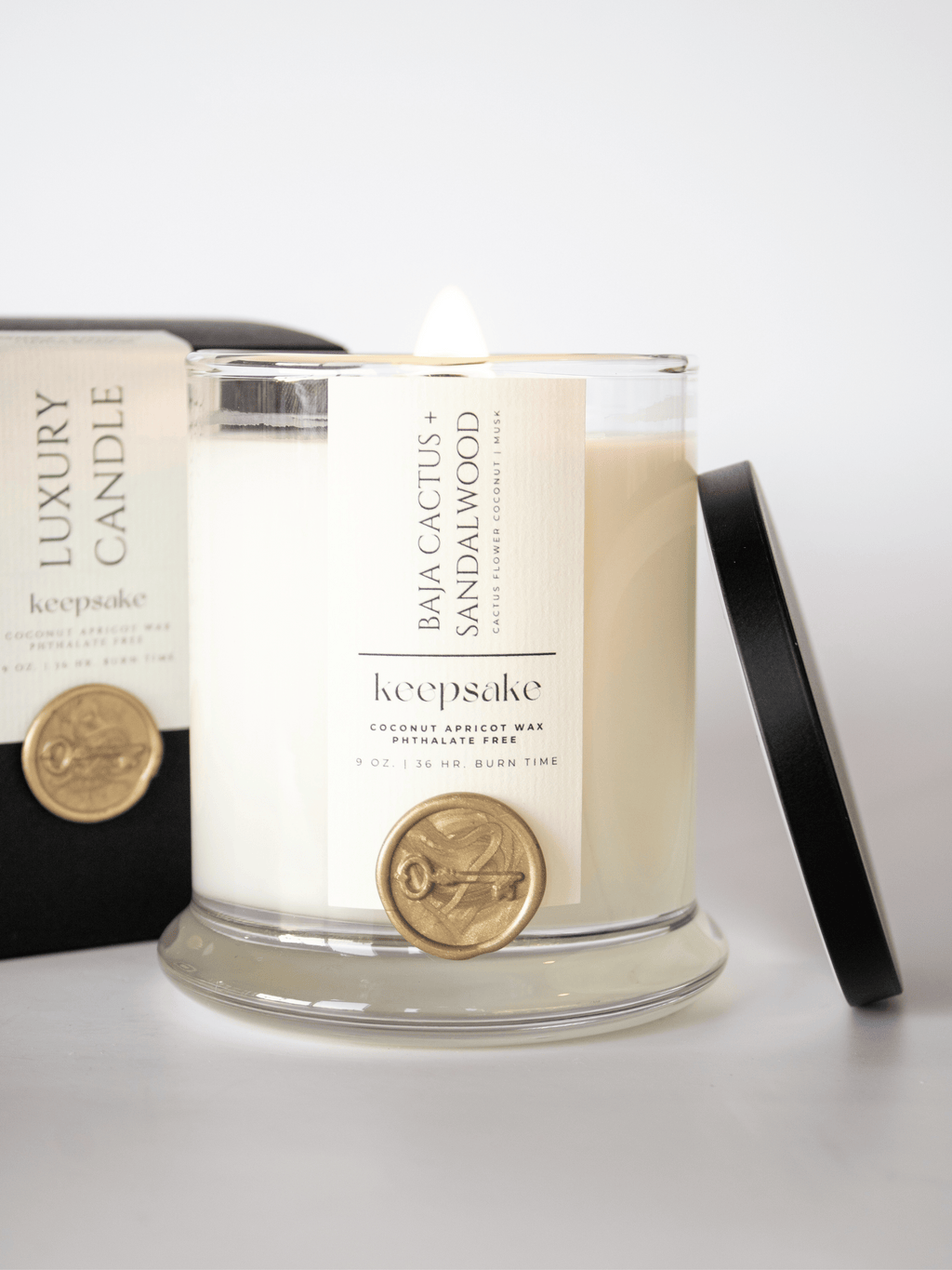 9 oz. Luxury Candle - Baja Cactus + Sandalwood