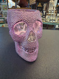 Pink Skull Candle Holder