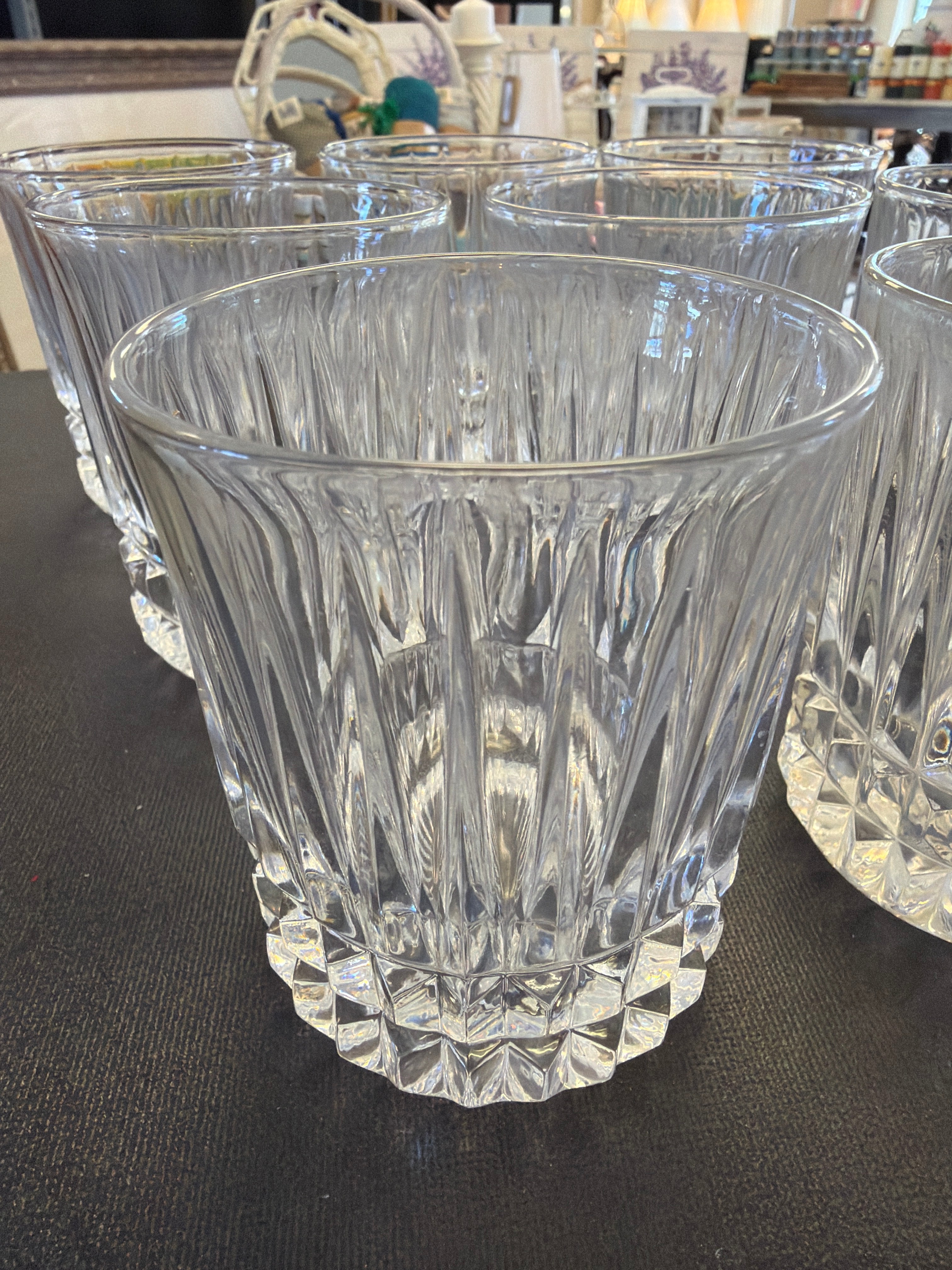 Fostoria Heritage Clear Double Old Fashioned Whiskey Glasses (set of 4)