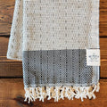 Spring Turkish Blanket - Black Textured