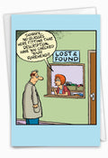 Birthday Card - Lost Glasses
