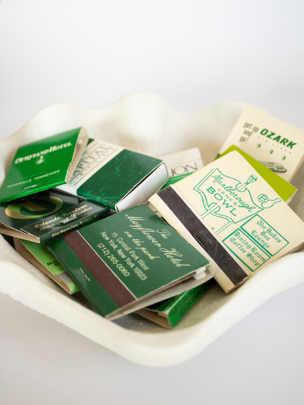 Vintage Matchbooks: Red
