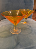 MCM Gold Cocktail Glasses (2)
