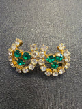 Double Horseshoe Brooch
