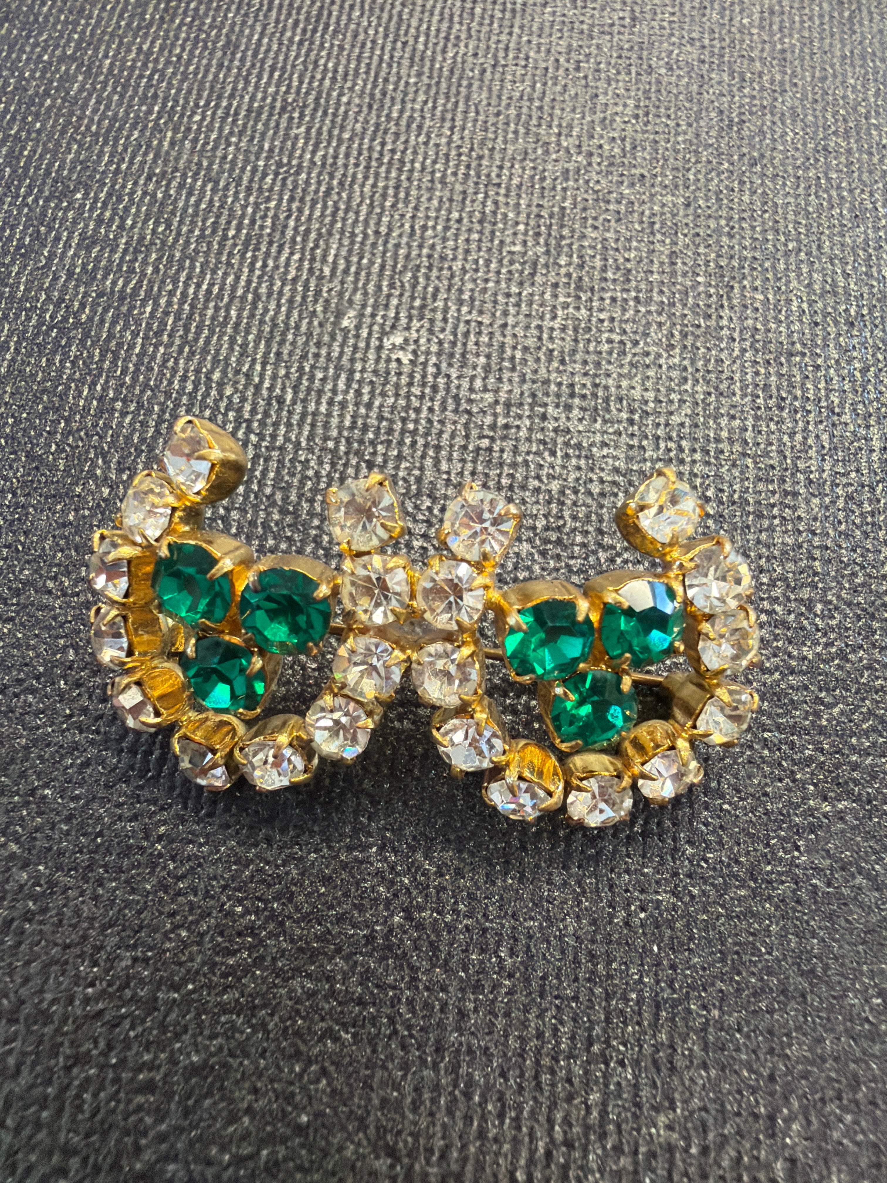 Double Horseshoe Brooch