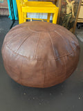 Brown pouf