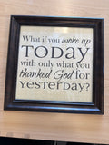 What if sign