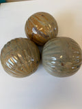 Decorative glass balls set of 3