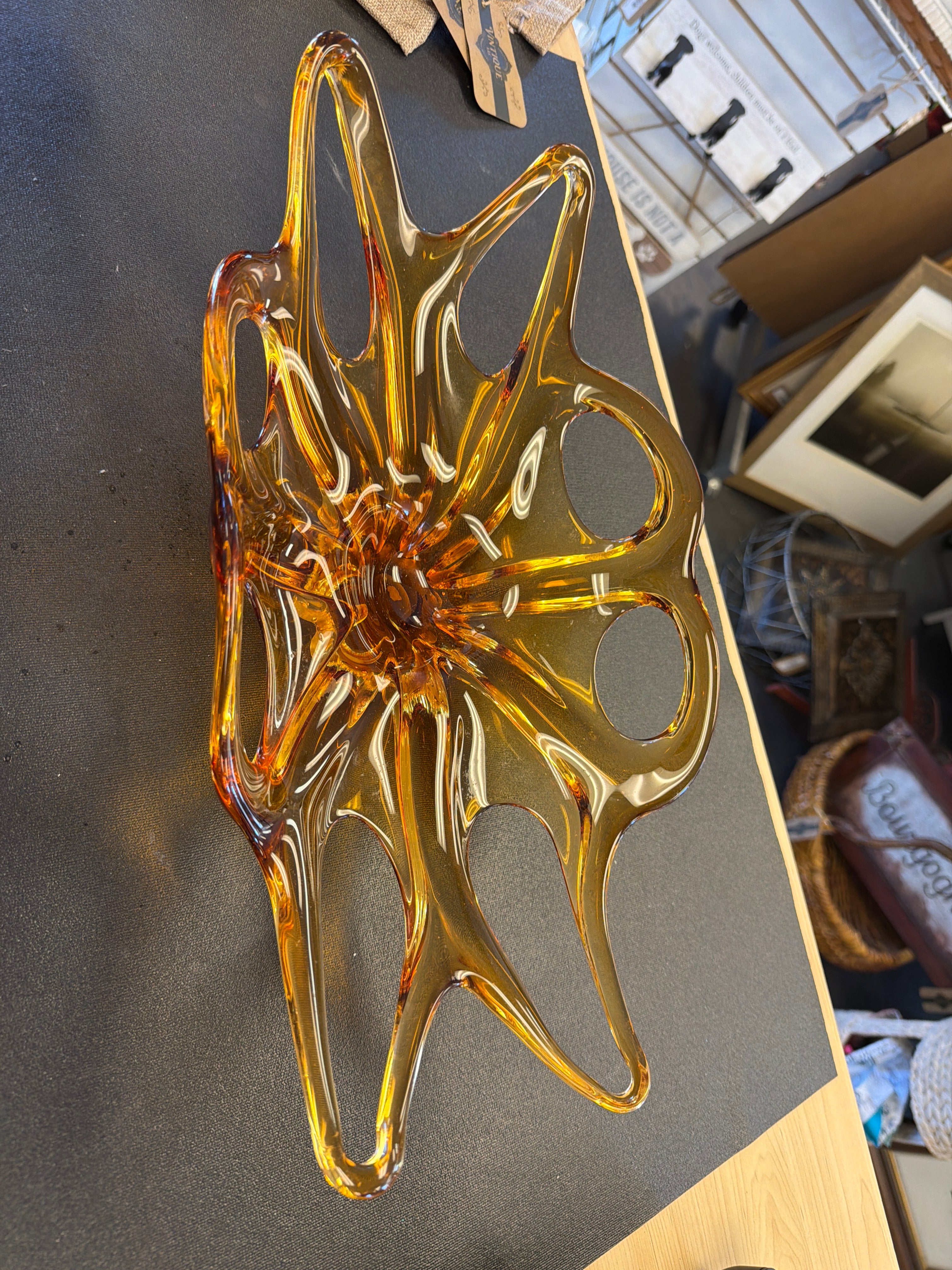 Italian Murano art glass bowl
