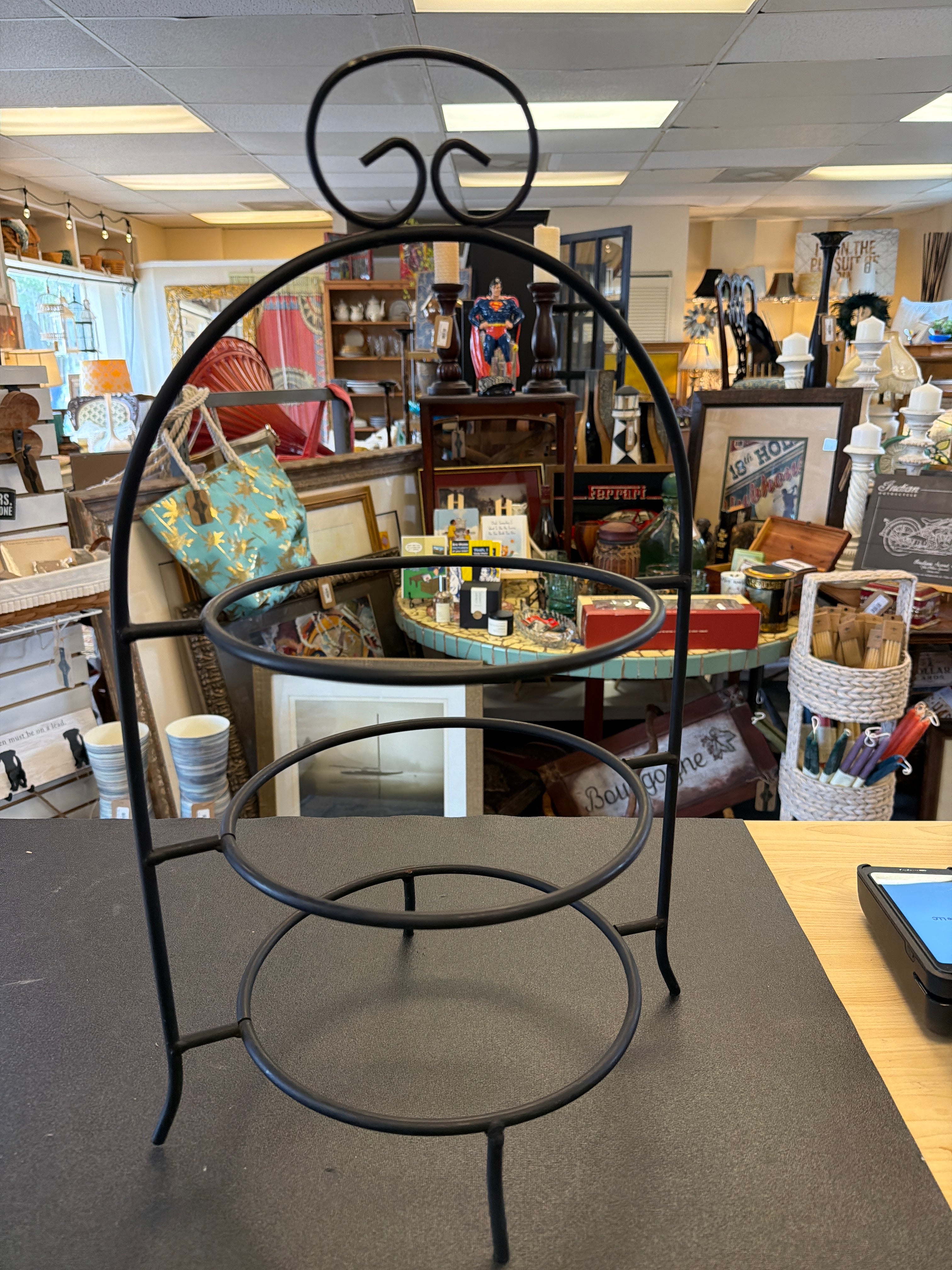 3 tier plate stand