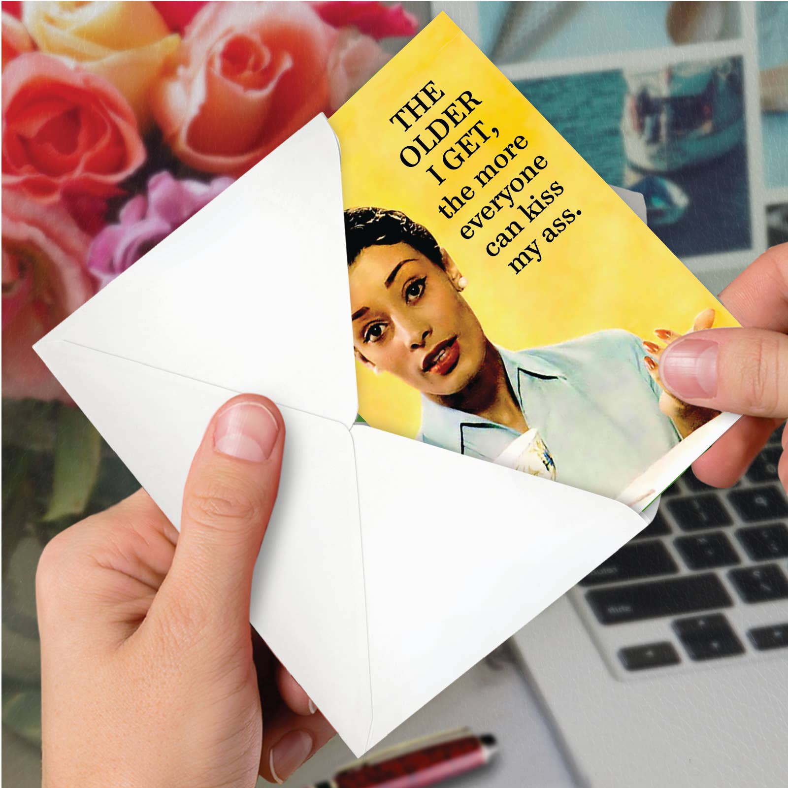 Birthday Card - Everyone Kiss