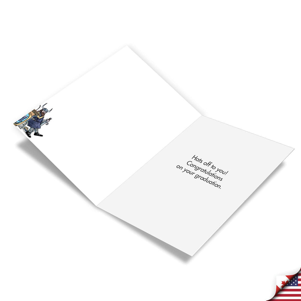 Graduation Card - Horn Hat Graduation