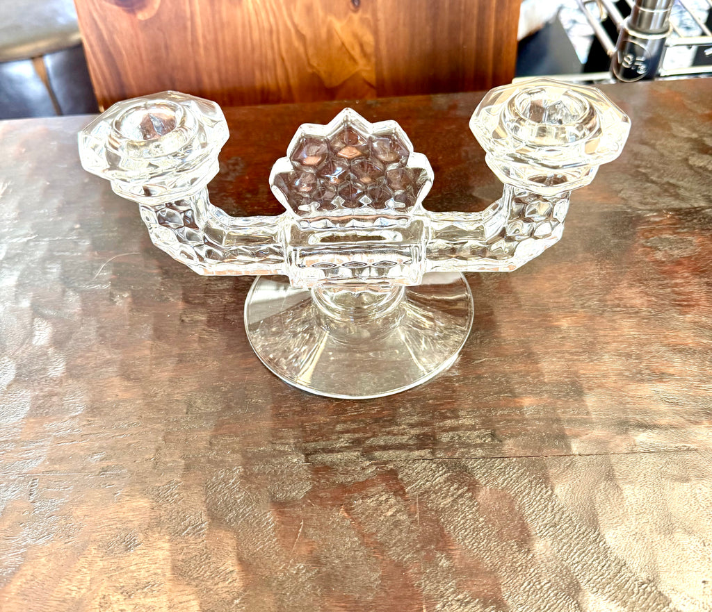 Glass Candlestick