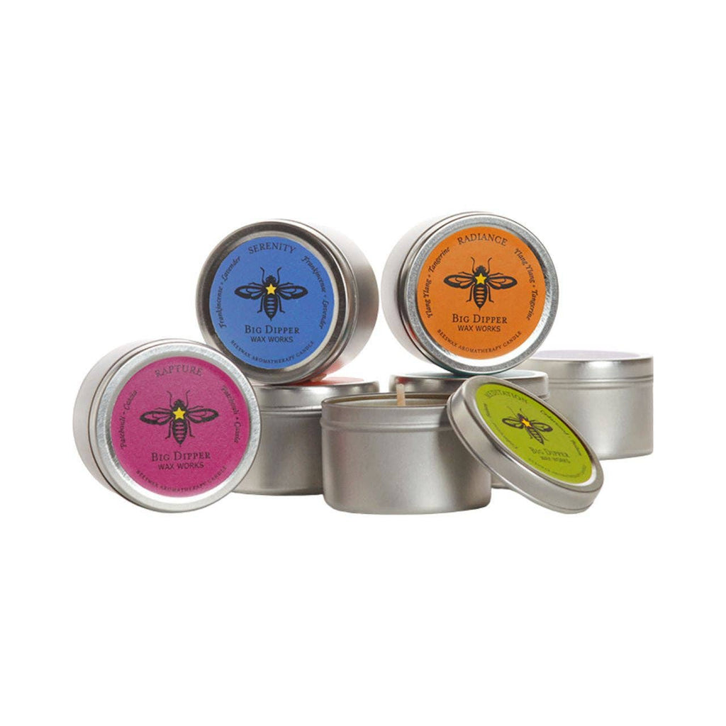 Aromatherapy Travel Tins – 100% Pure Beeswax – 1.7 oz: Single (1.7 oz) / Love (Geranium + Ylang Ylang)