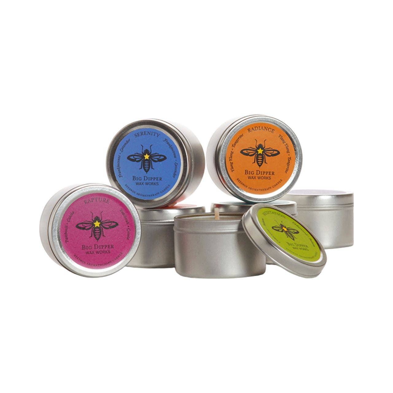 Aromatherapy Travel Tins – 100% Pure Beeswax – 1.7 oz: Single (1.7 oz) / Balance (Lavender + Peppermint)