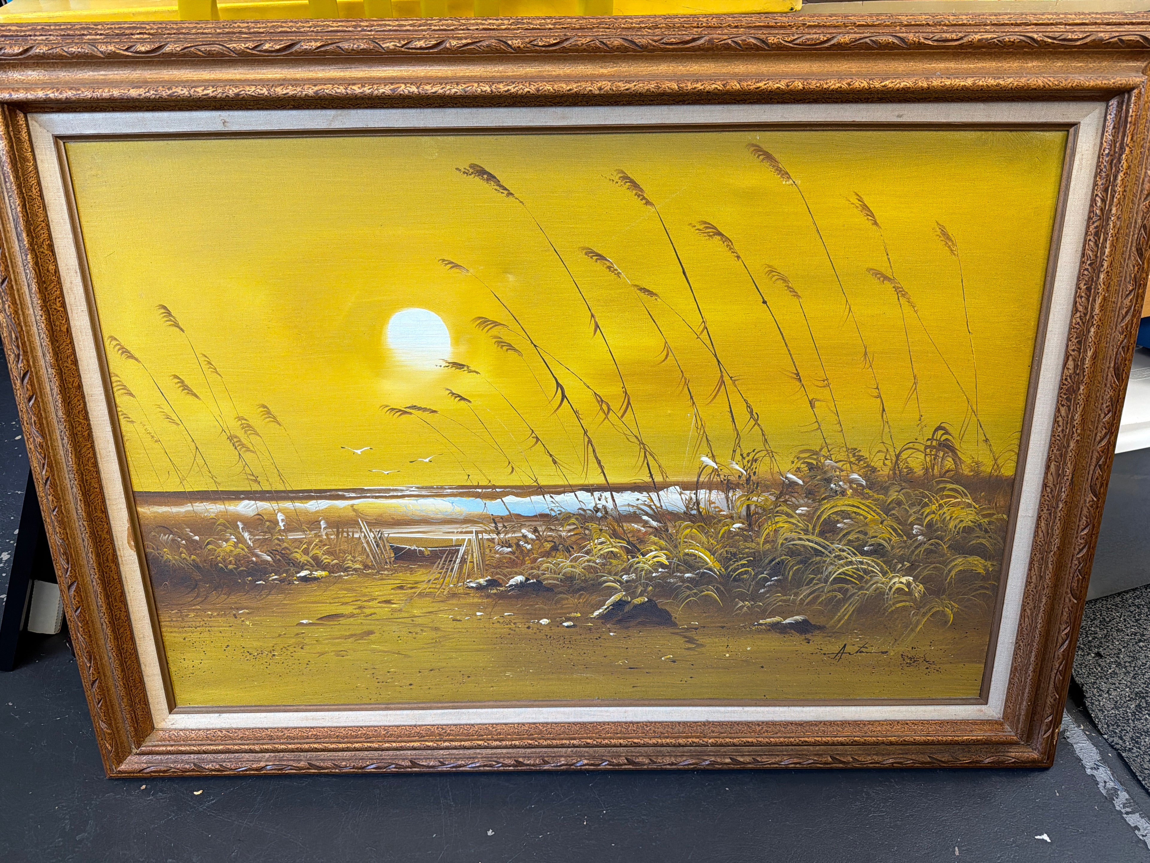 Golden Beach oil on canvas