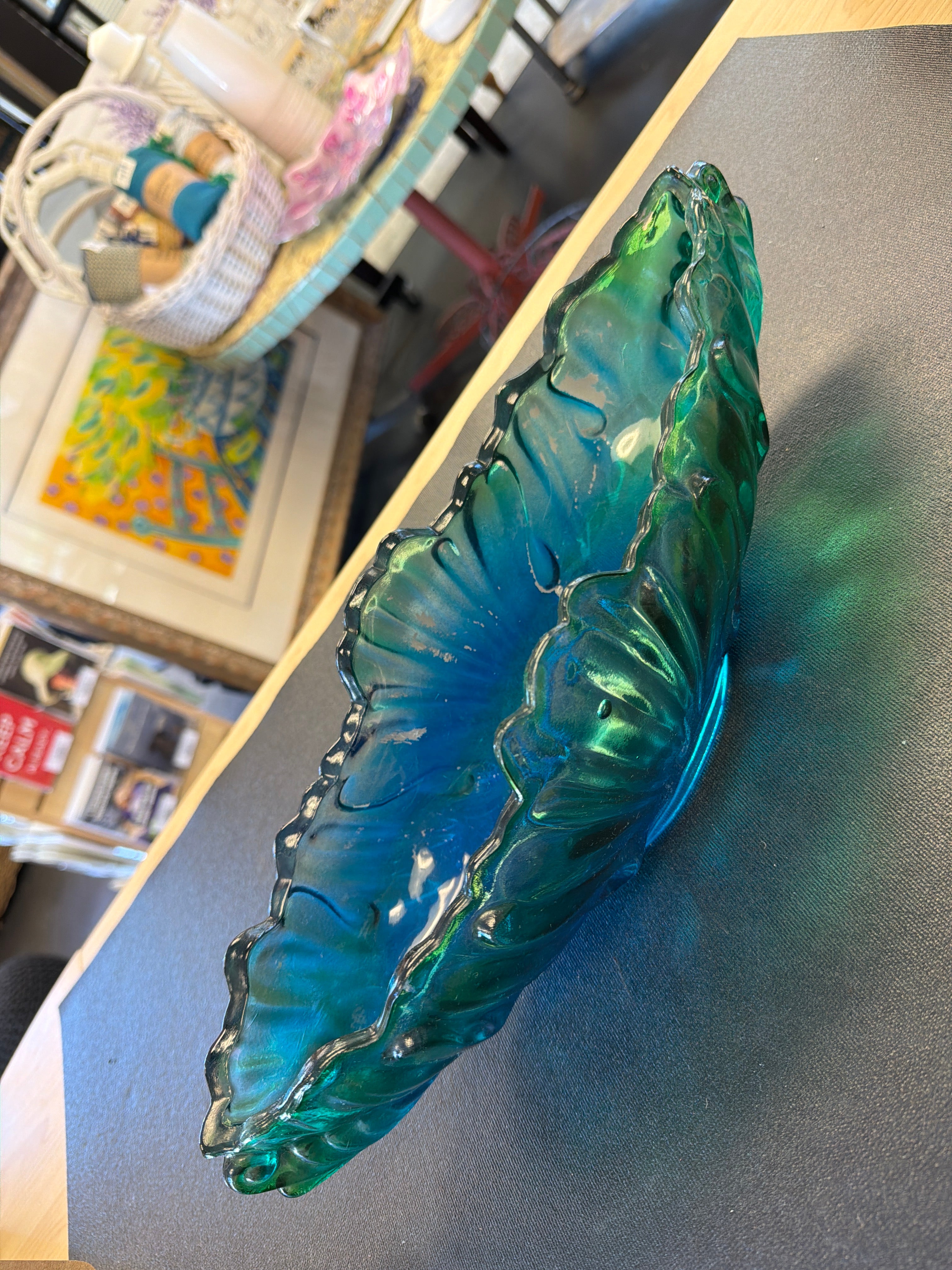 Vintage Italian Glass Bowl