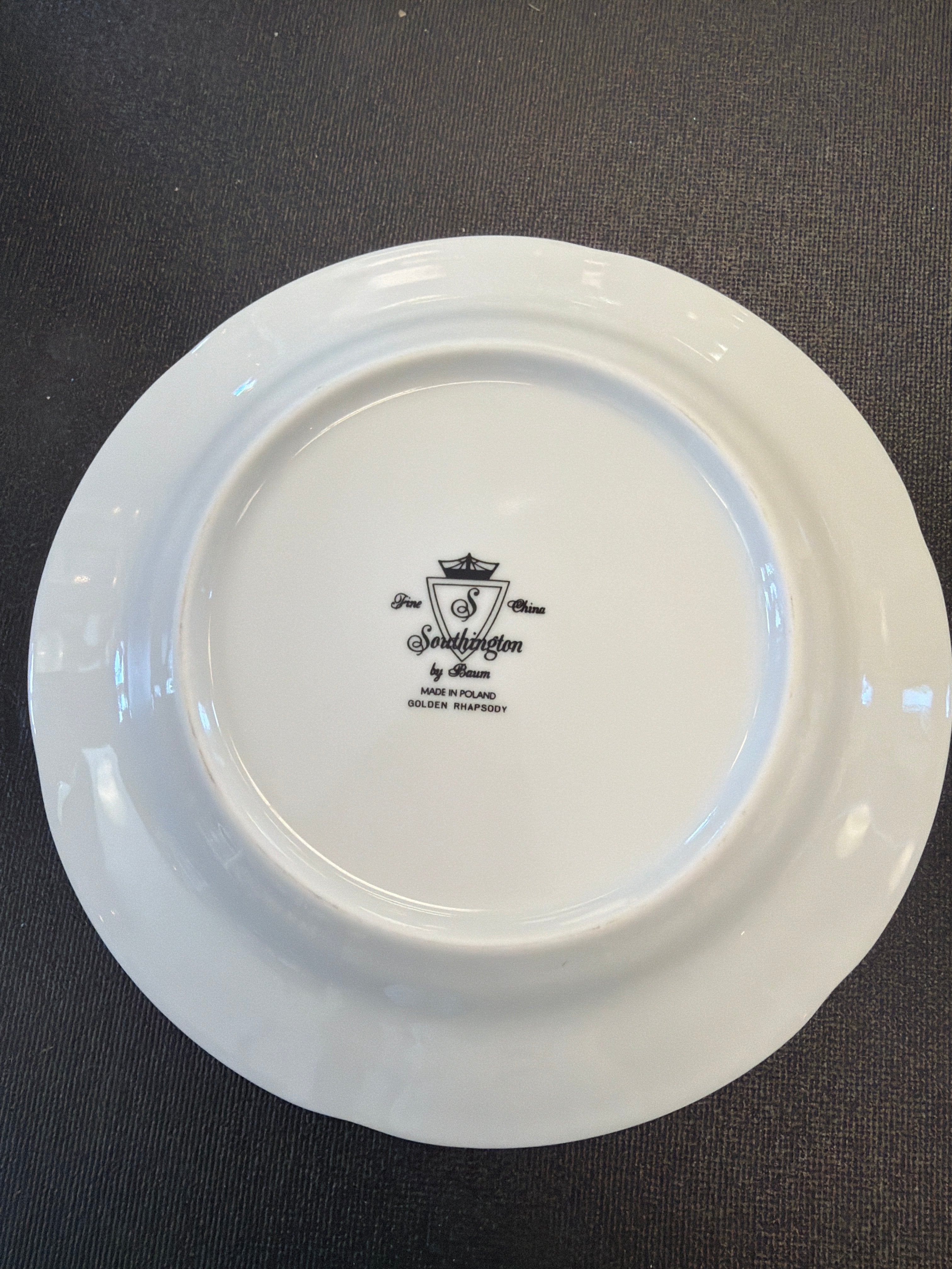 Golden Rhapsody plates