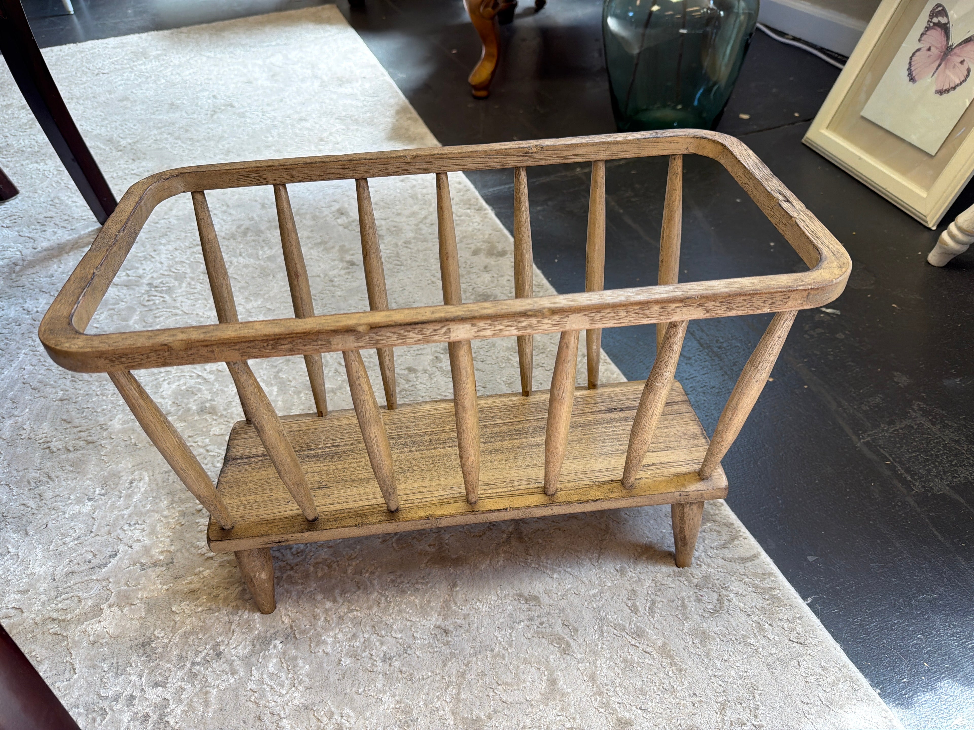Vintage magazine rack