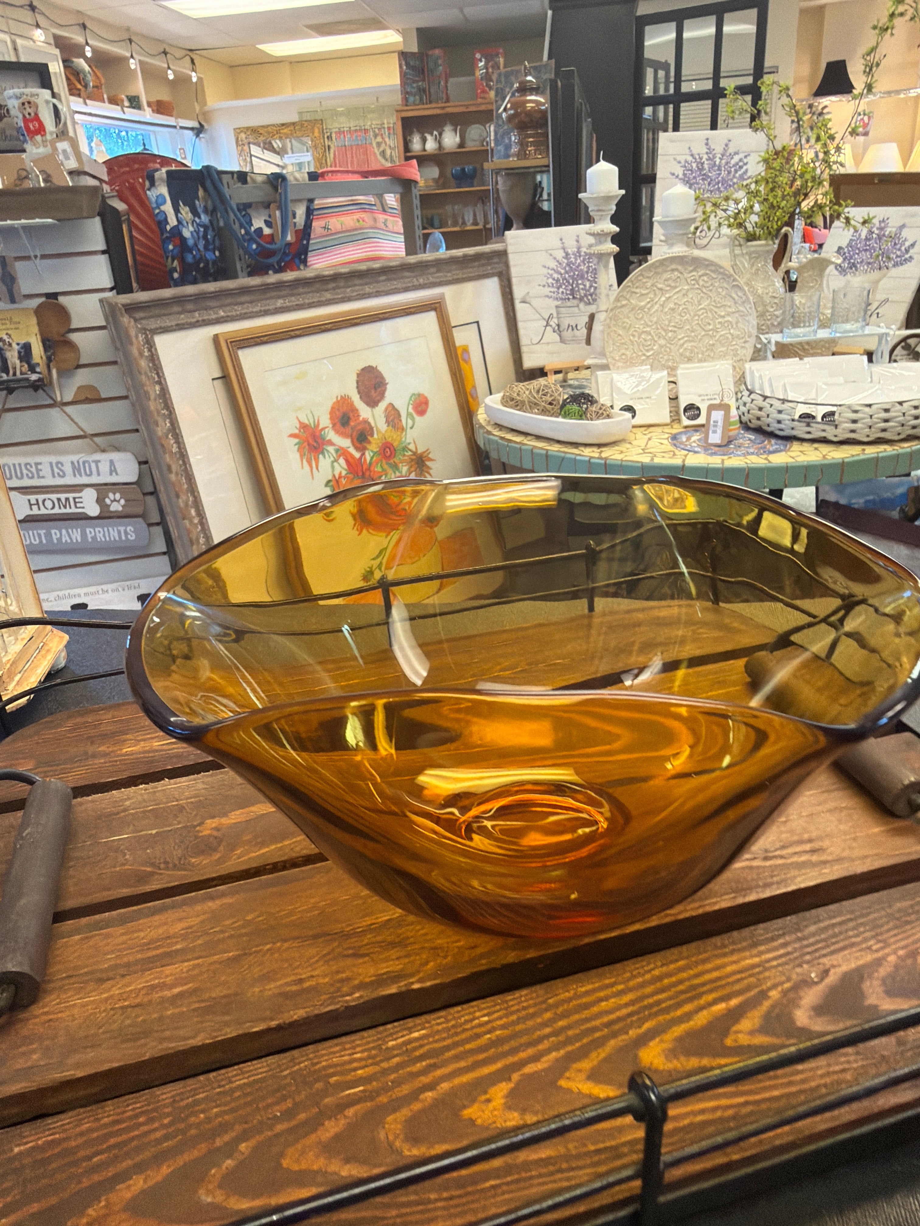 Anchor Hocking folded chip bowl