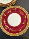Minton Gilman Collamore plates (4)