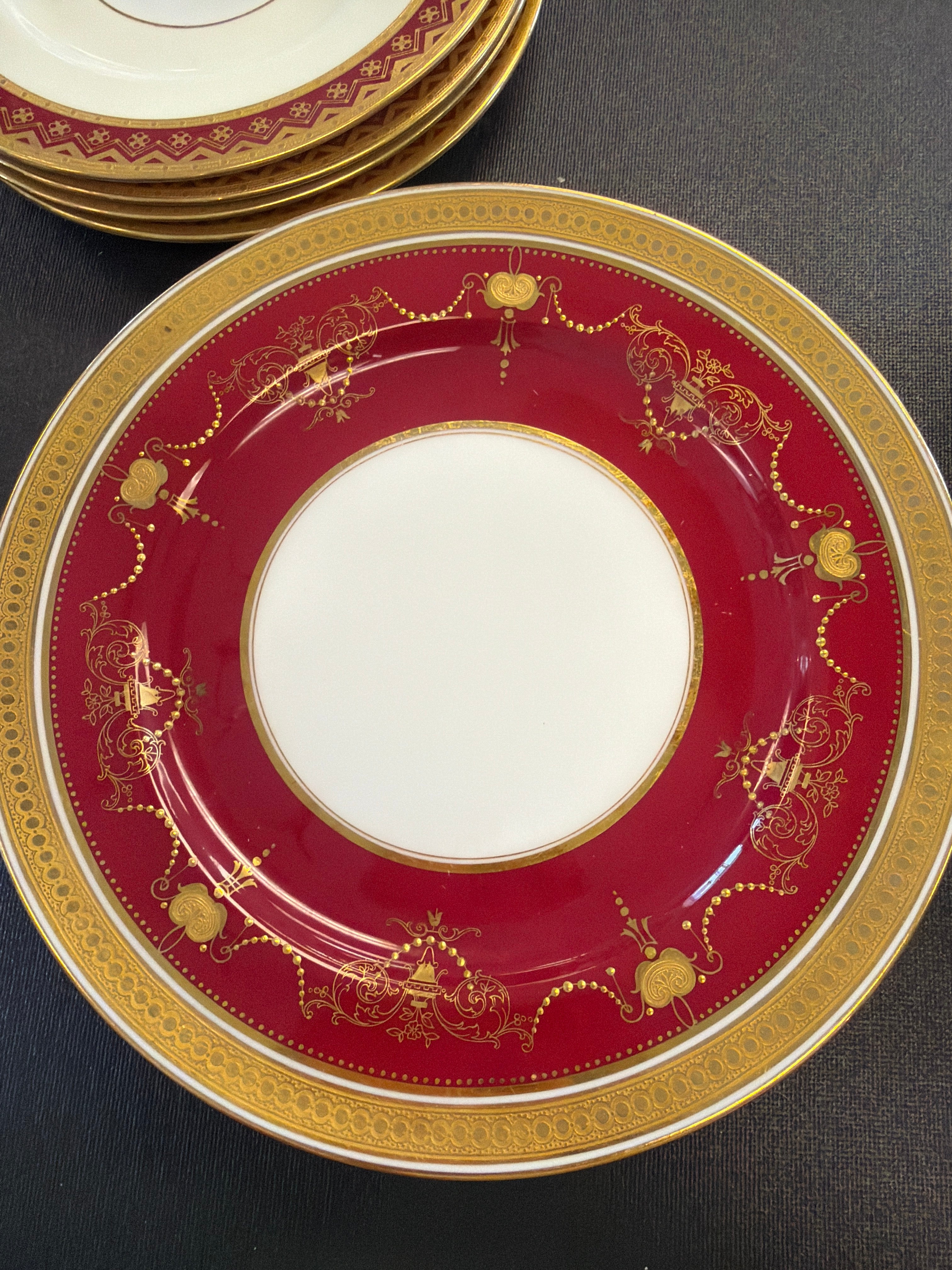 Minton Gilman Collamore plates (4)