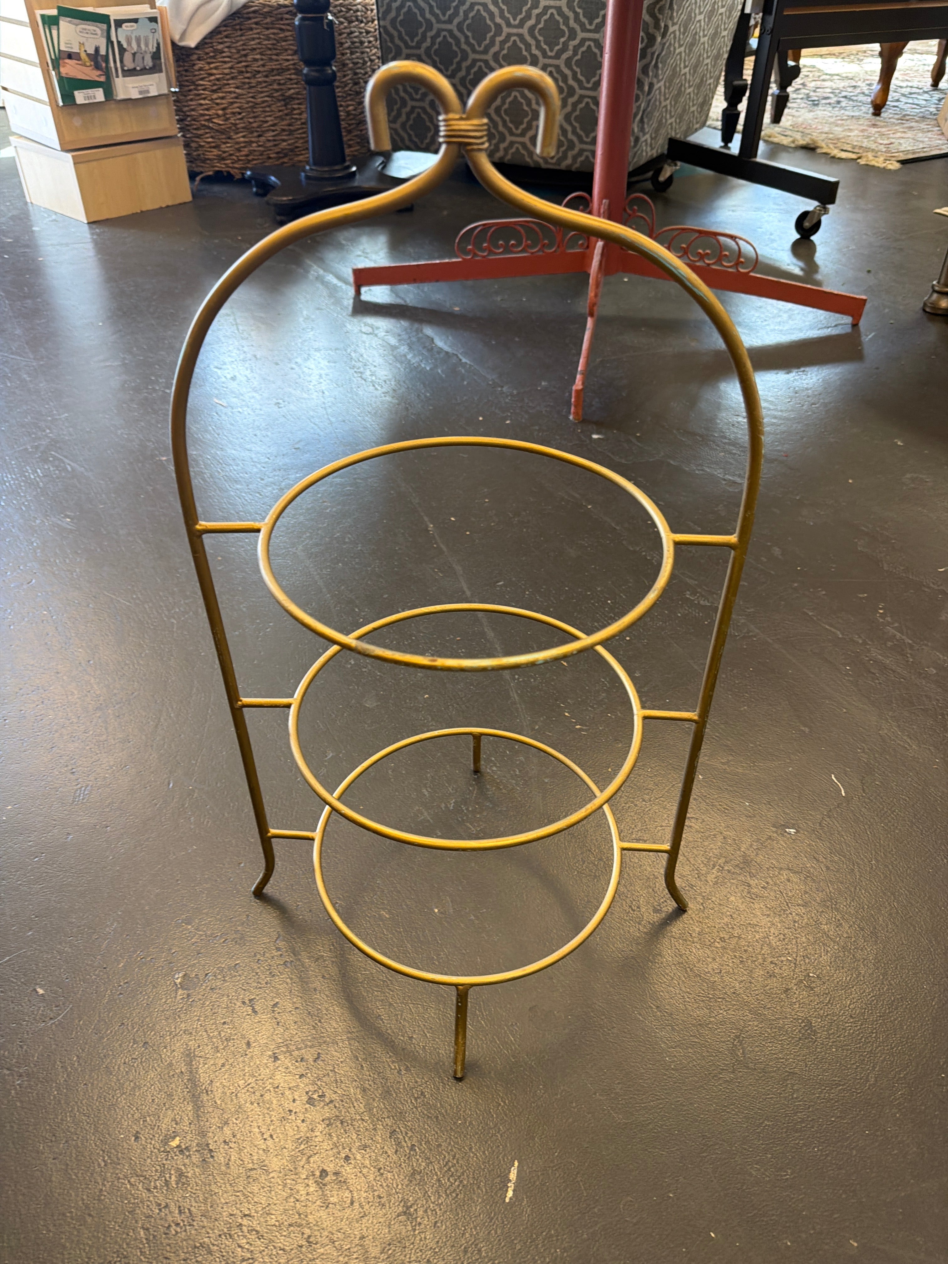 Gold plate rack