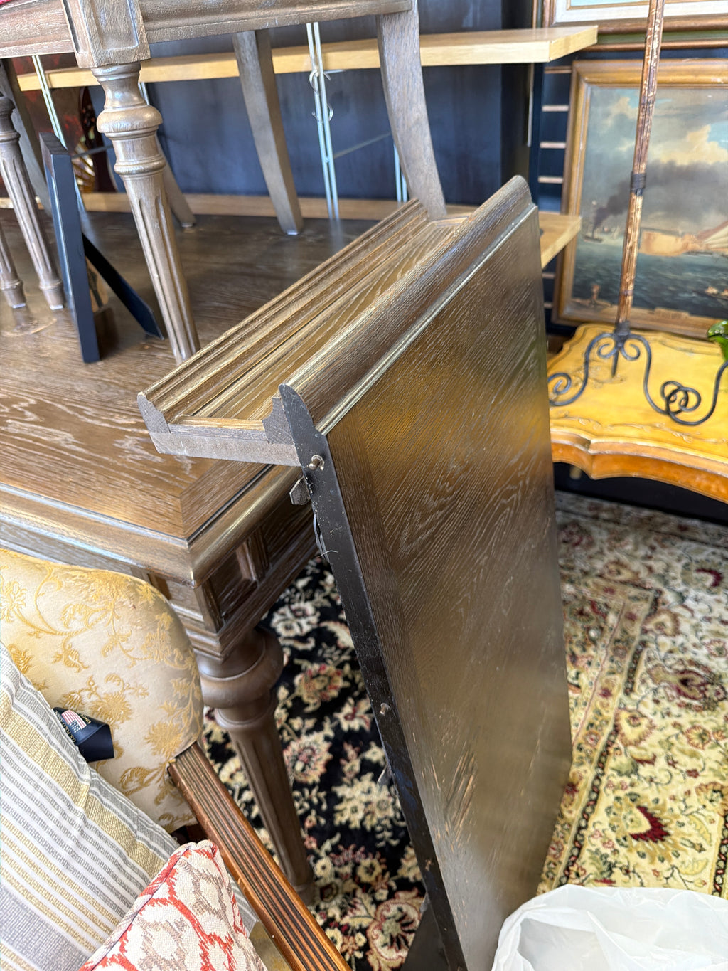 Dining table with leaf