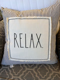 Rae Dunn Relax pillow