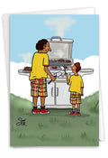 Father's Day Greeting Card - Dad Grill