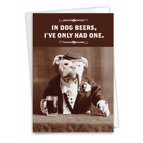Birthday Card  - Dog Beers
