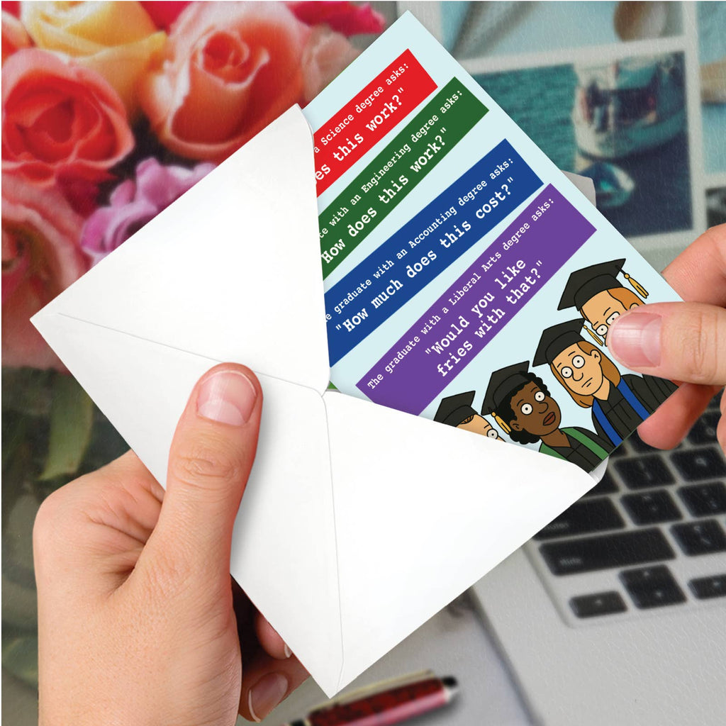 1 Card Graduation Card - Graduate Degrees