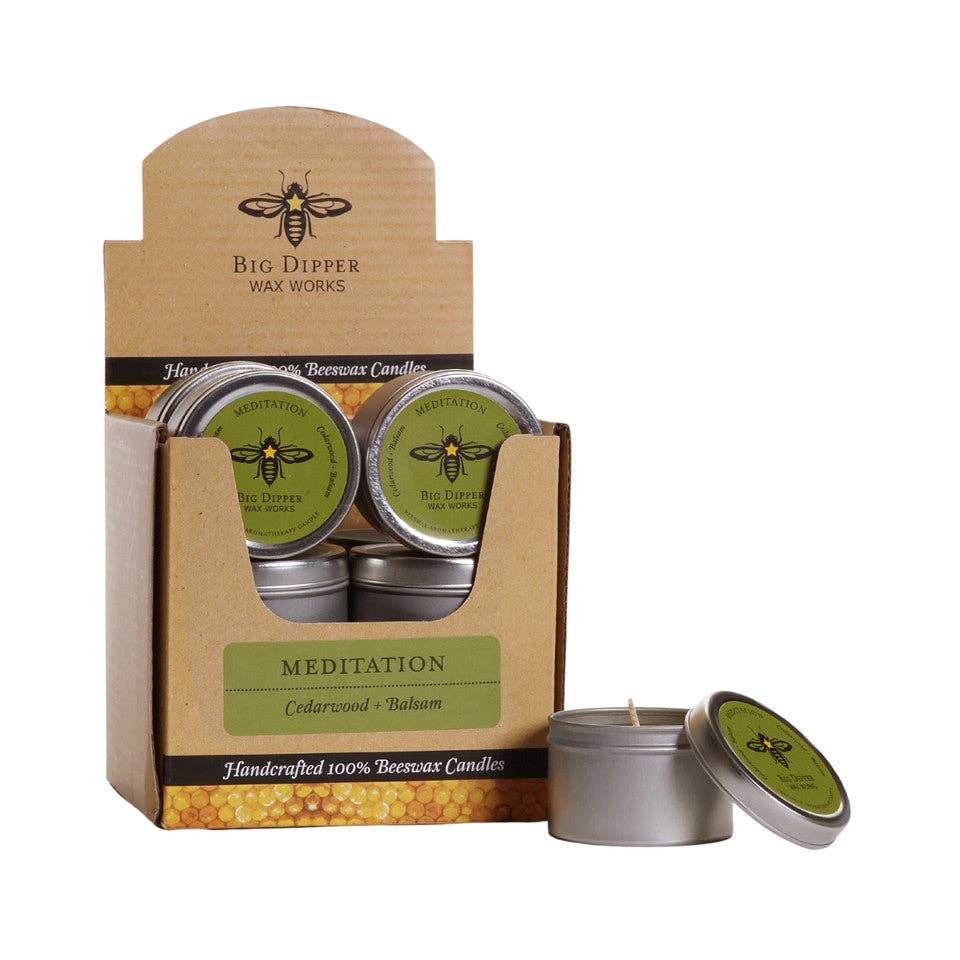 Aromatherapy Travel Tins – 100% Pure Beeswax – 1.7 oz: Single (1.7 oz) / Rapture (Patchouli + Cassia)
