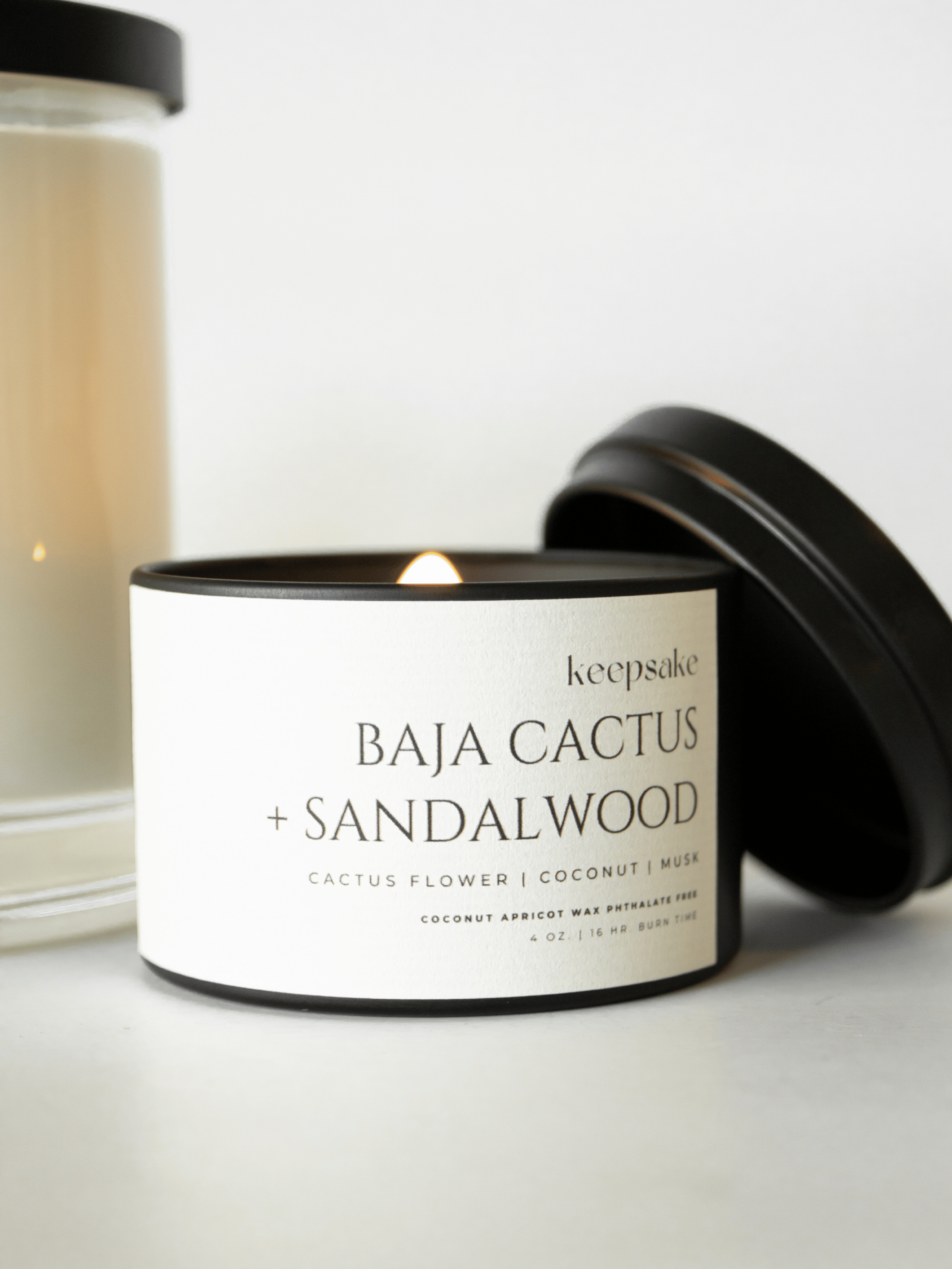 4 oz. Travel Candle - Baja Cactus + Sandalwood