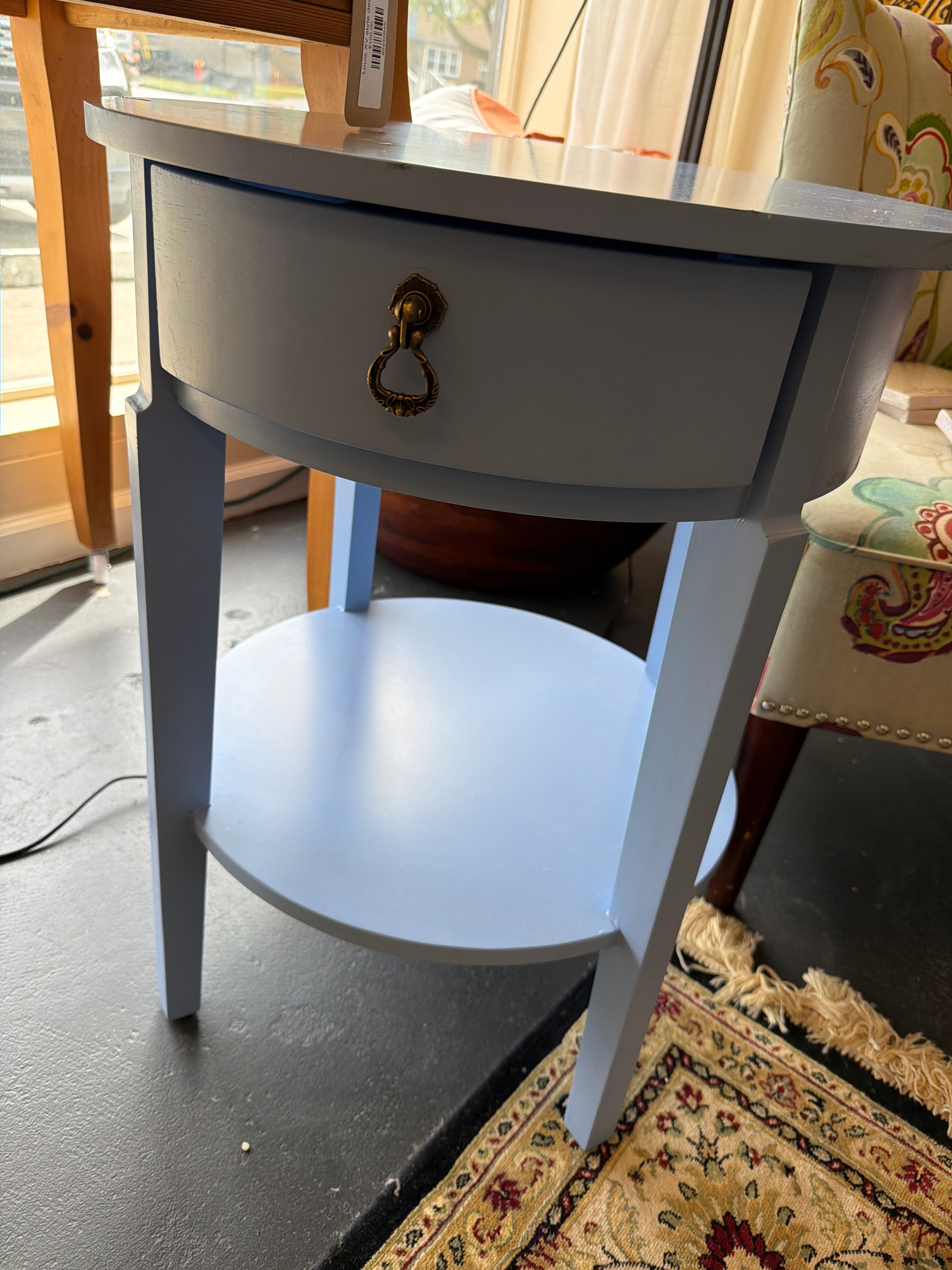 Purple side table