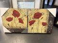 Poppies on canvas