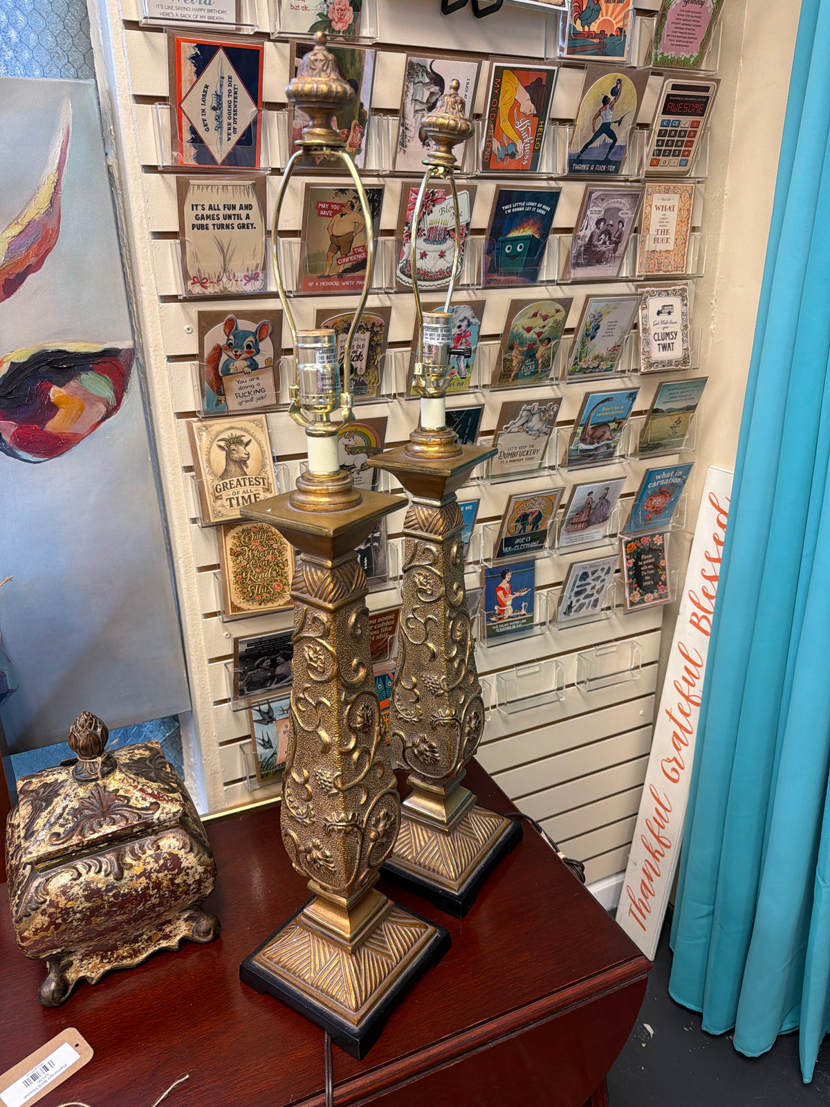 Gold Lamps (2)