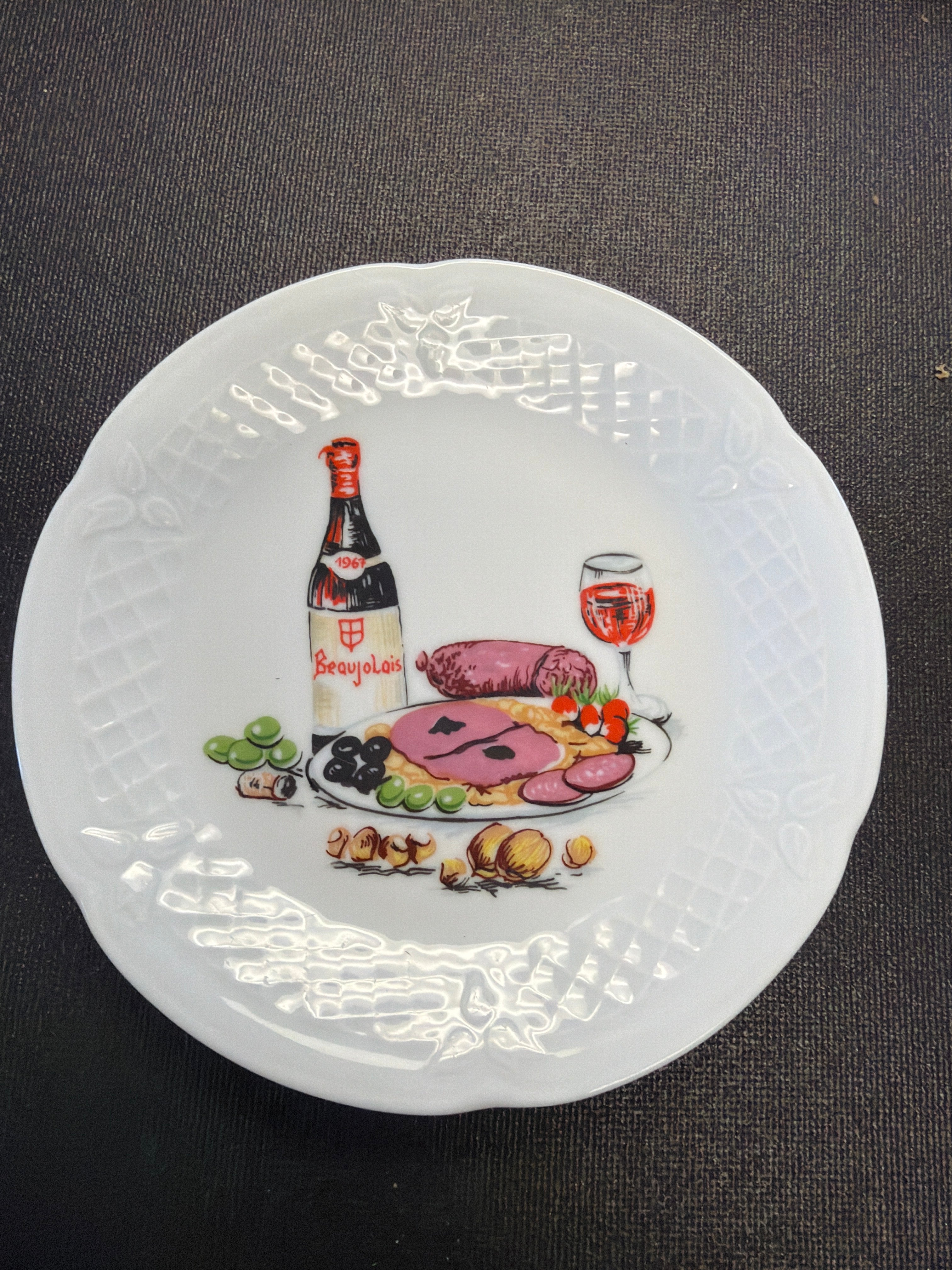 Philippe Deshoulieres "Wine & Cheese" canape plates (6)