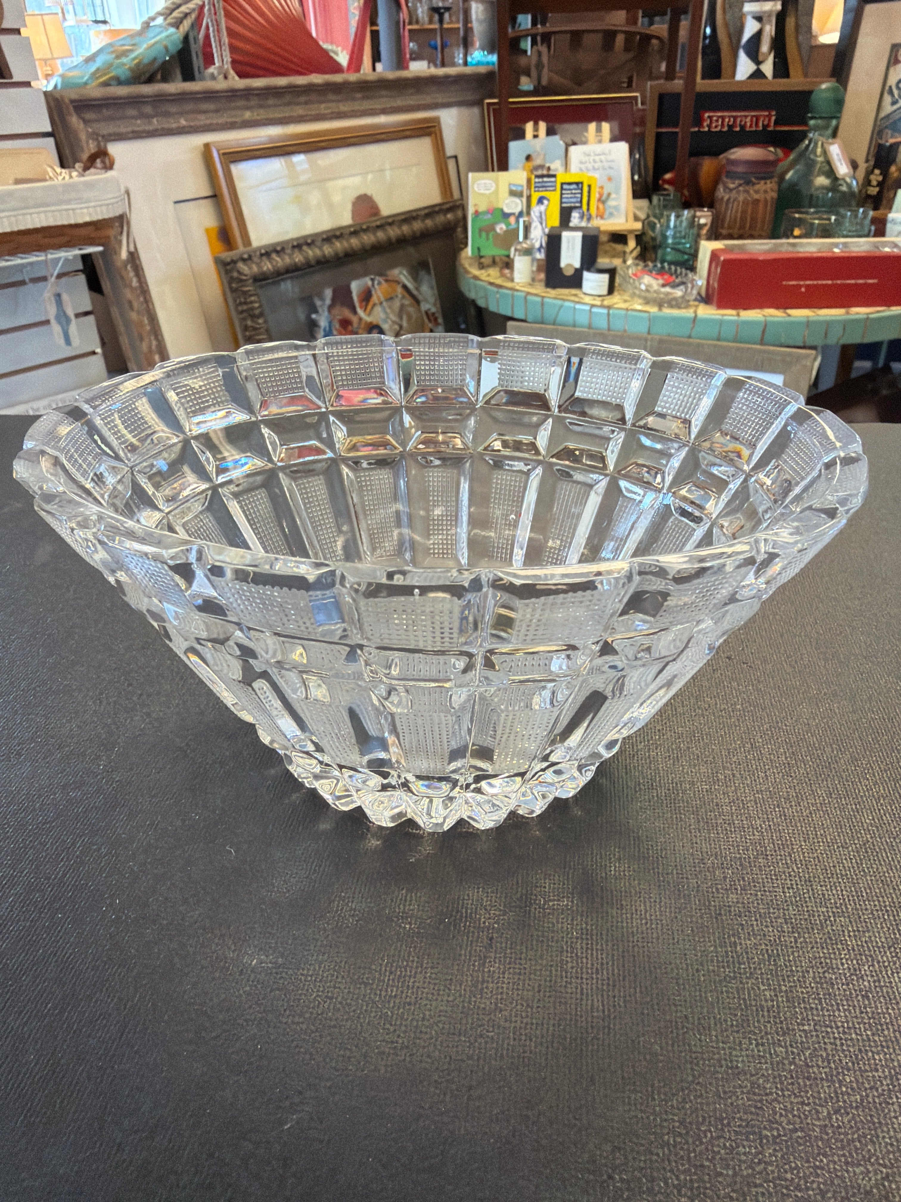 Russian Crystal centerpiece bowl 1930