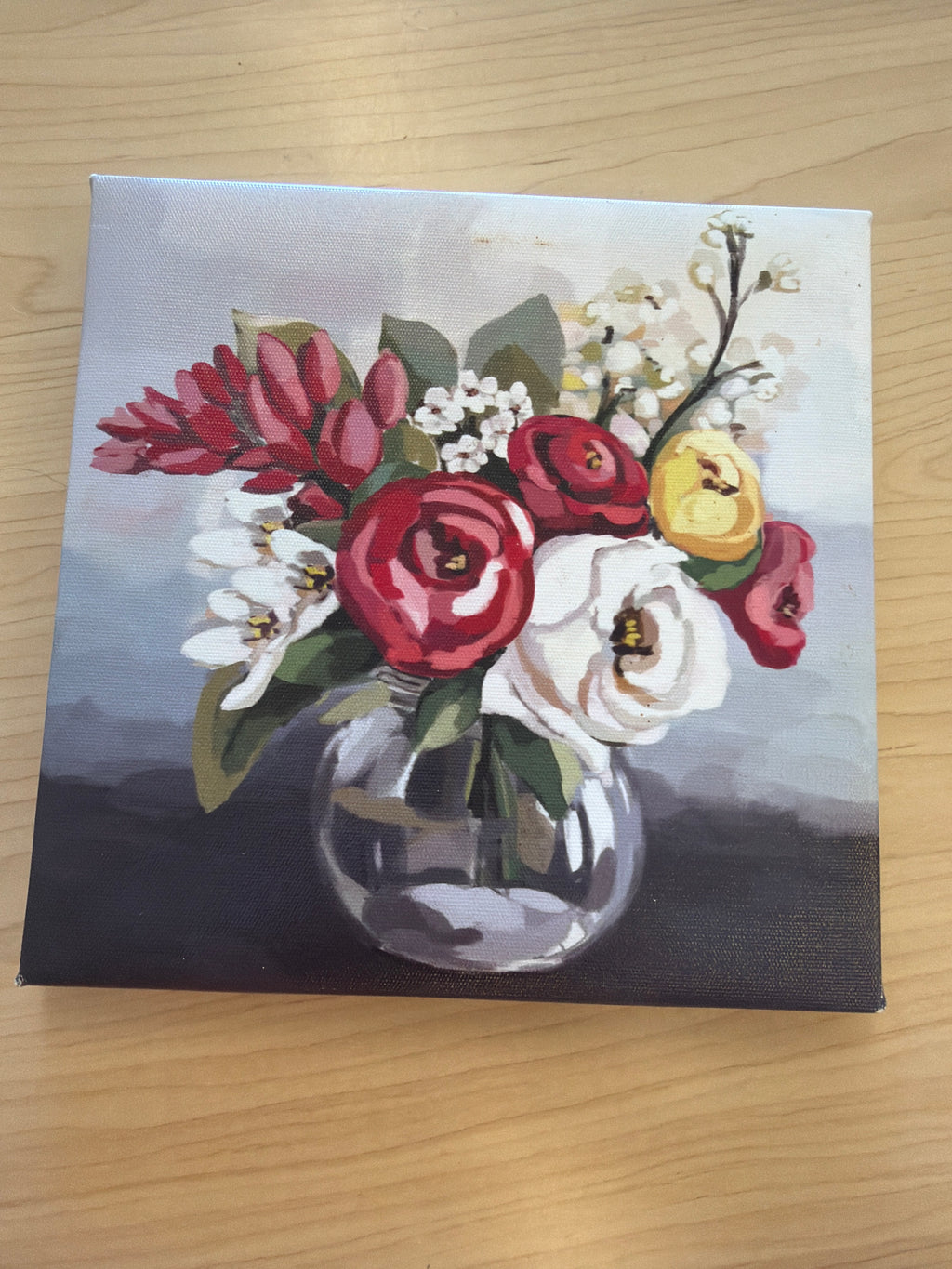 Small floral on canvas