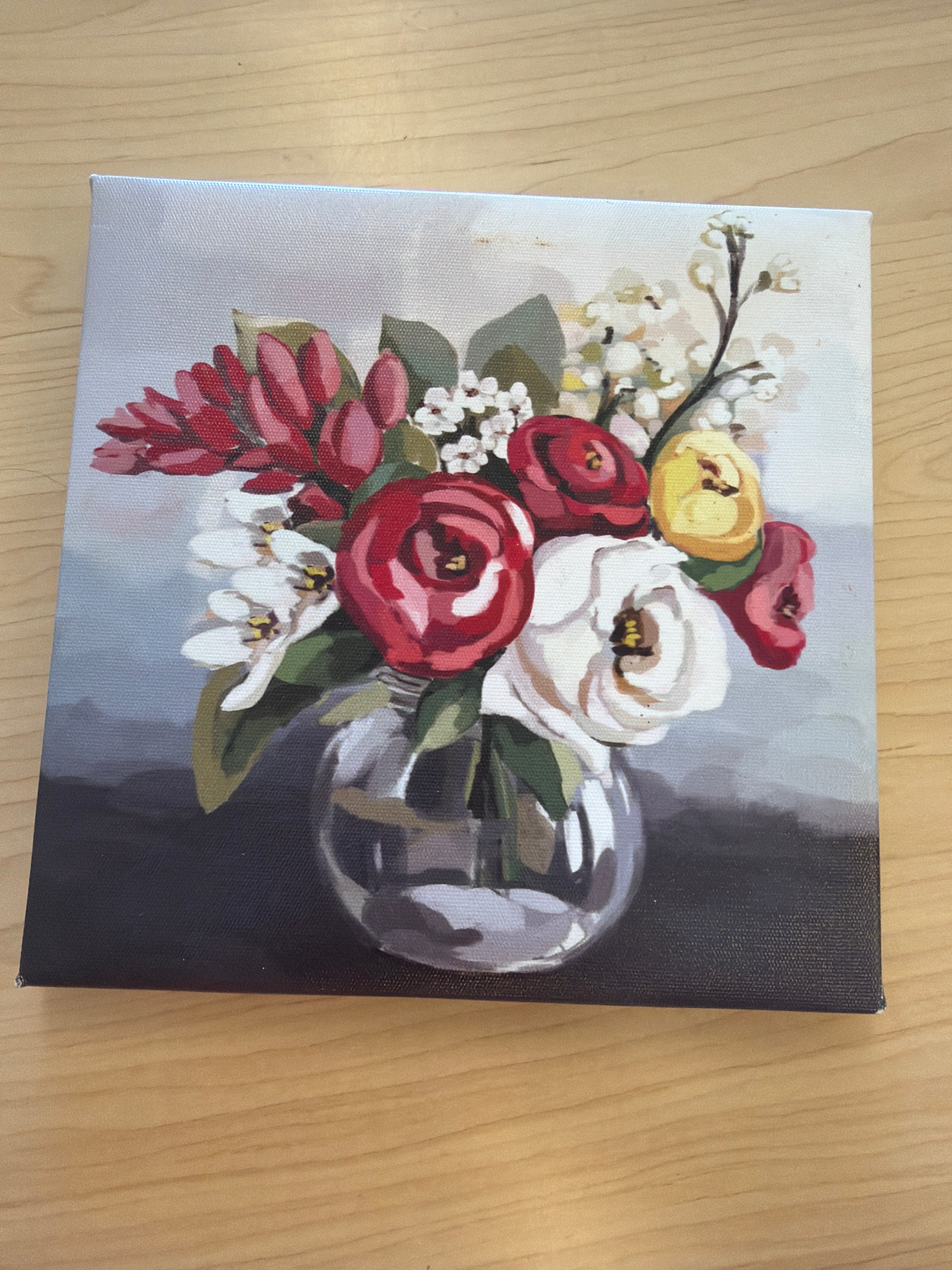 Small floral on canvas