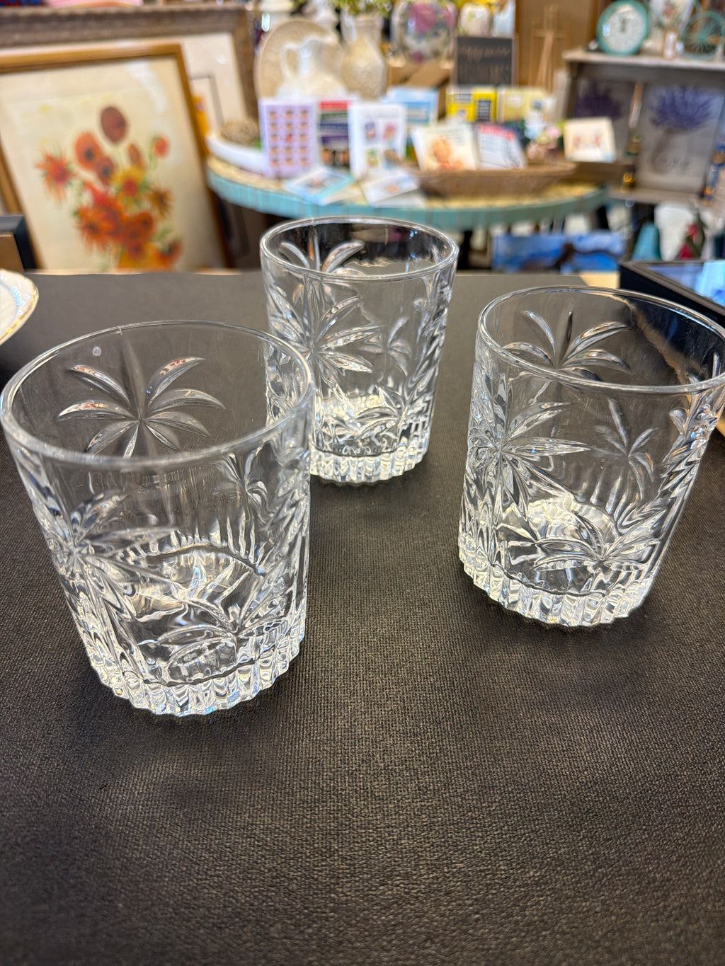 Godinger Palm Double Old Fashioned Glass