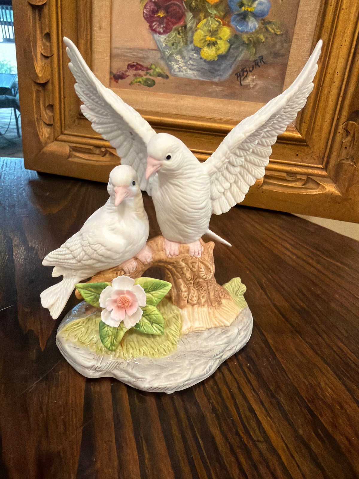 Wellington White Doves Figurine
