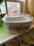 CorningWare A-5-B Spice of Life casserole dish with lid