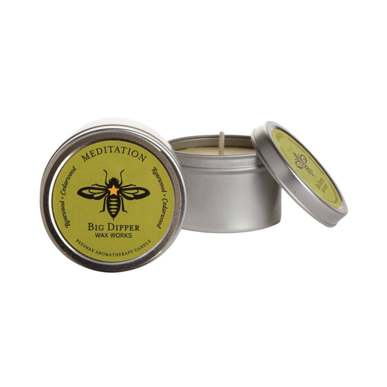 Aromatherapy Travel Tins – 100% Pure Beeswax – 1.7 oz: Single (1.7 oz) / Rapture (Patchouli + Cassia)