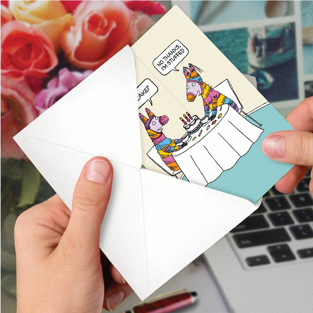 Stuffed Pinata - Funny Birthday Greeting Card