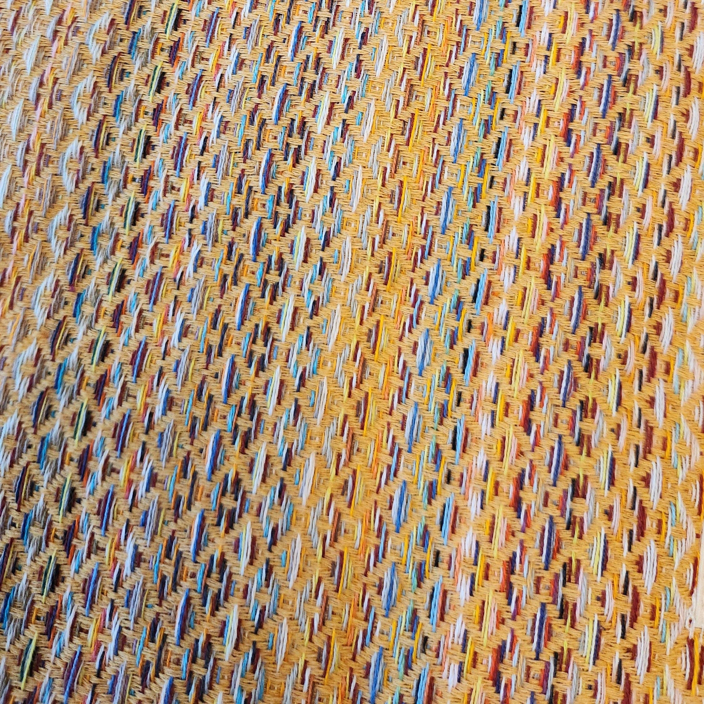 Spring Turkish Blanket - Rainbow Mustard