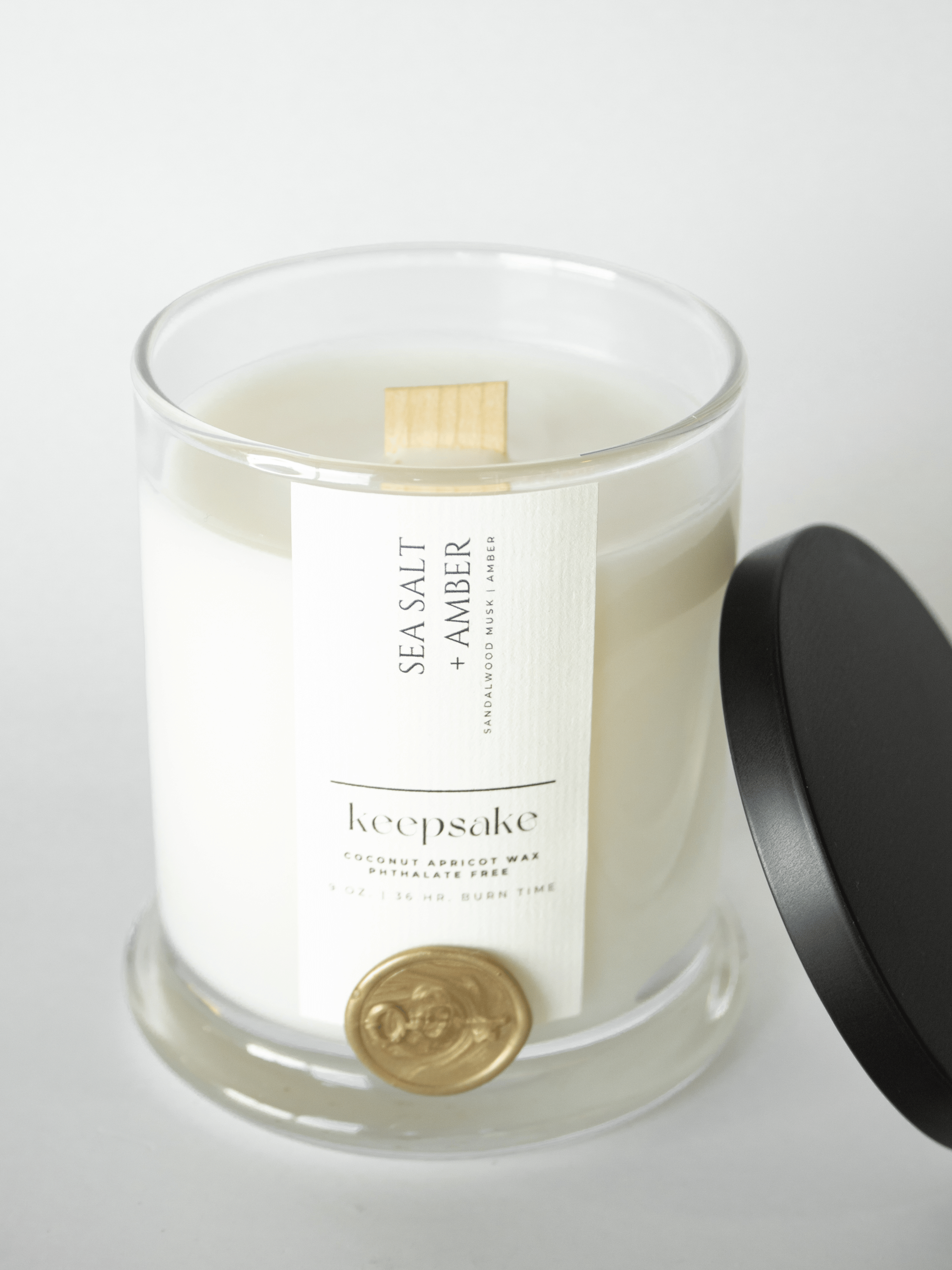 9 oz. Luxury Candle - Sea Salt + Amber